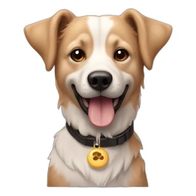 Chien faisant la fête sticker