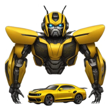 bumblebee car transformer sticker