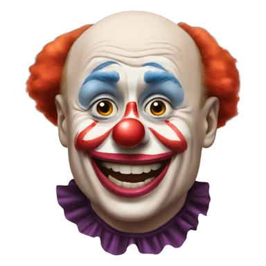 Putin as a clown sticker