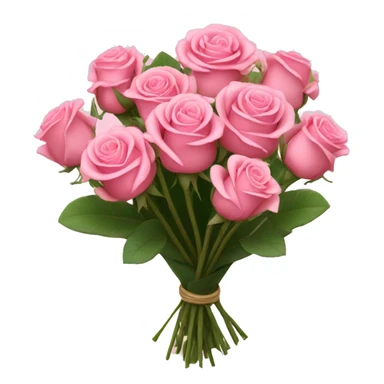 Bouquet of pink roses￼ sticker