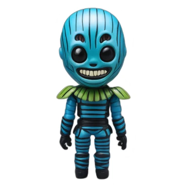 Beetleborg blue action figure Japanese toy sticker