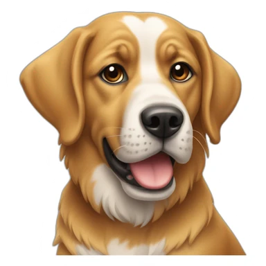 Un chien au téléphone  sticker