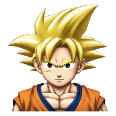 goku sayan sticker