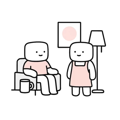 minimalist marshmallows, flat design, soft pastel colors sticker