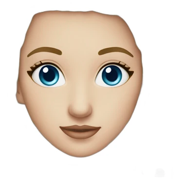 veronika Burnette blue eyes sticker