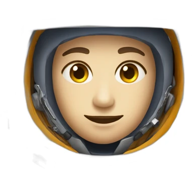 Chat cosmonaute avec un safran sticker