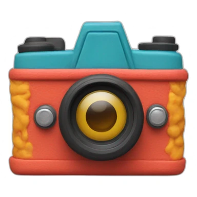 Plasticine Film Camera sticker