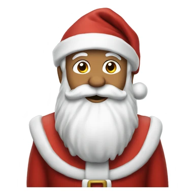 Santa Claus in full growth sticker