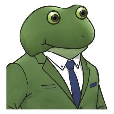 green manager emoji, wearing a suit, friendly, leadership appearance, modern style, no face sticker
