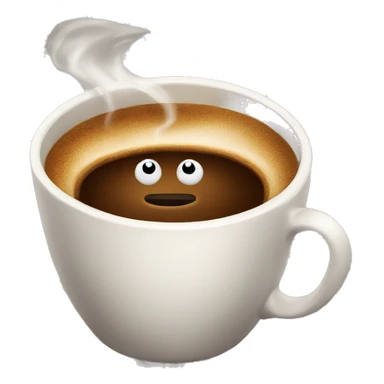 Cup of coffee with design  sticker