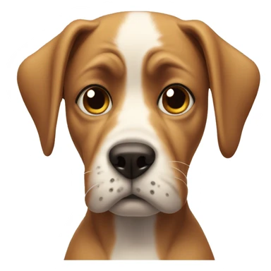 an annoyed dog sticker