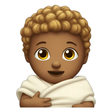 Big baby in a nappy sticker