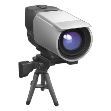 Une caméra avec un flash sticker