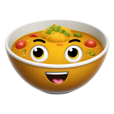 Curry with eyes sticker