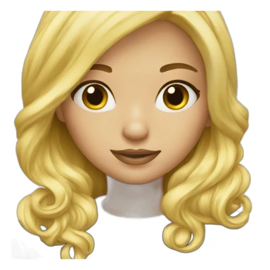blonde-designer-girl sticker