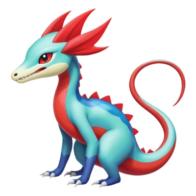 Meloetta-Inteleon-Amaura-Salamence-Salandit-Latias-Fakémon-creature-hybrid sticker