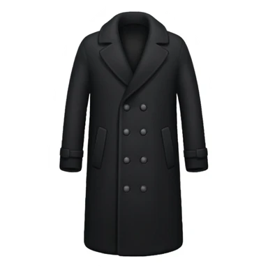 black longcoat sticker