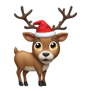 Santa’s reindeer  sticker