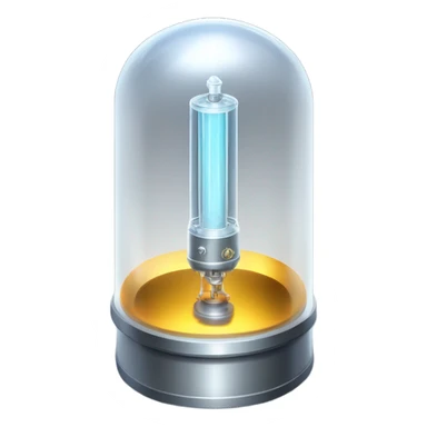 disk of quartz in valve vacuum tube sticker