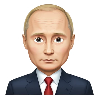 Vladimir Putin portrait sticker