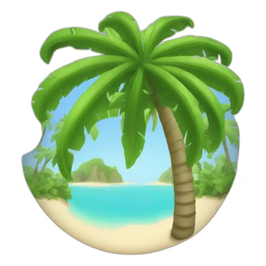 Oasis tropical cannette  sticker