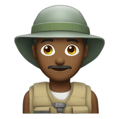 Man who support etoile du sahel sticker