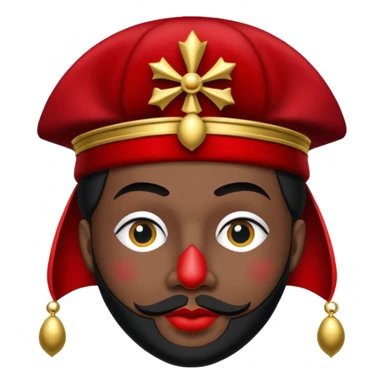 De muts van zwarte piet sticker