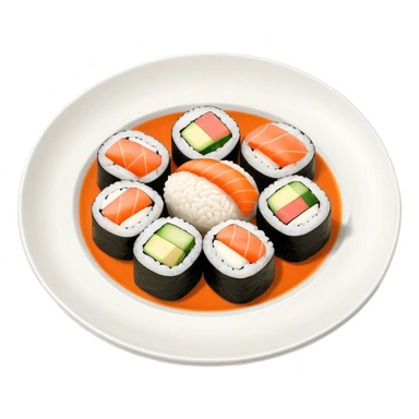 Fußball Sushi  sticker