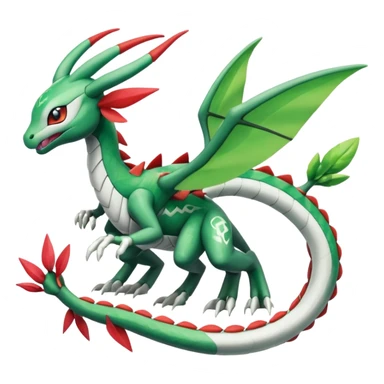 Meloetta-Rayquaza-Reshiram-Flygon-Pokémon-Fakémon-creature sticker