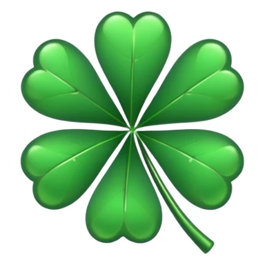 Lucky clover charm 
 sticker