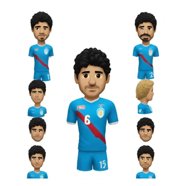 maradona napoli sticker