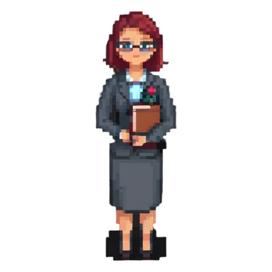 teacher standing sticker