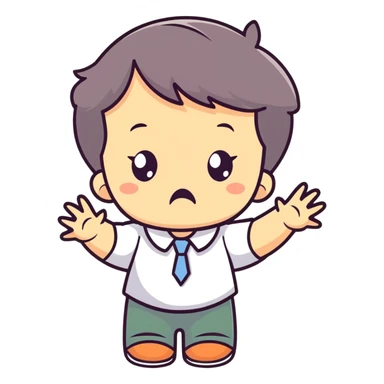 Frustrated toddler teacher sticker