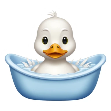 Duck in bathroom sticker