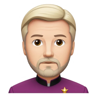 Commander Riker sticker