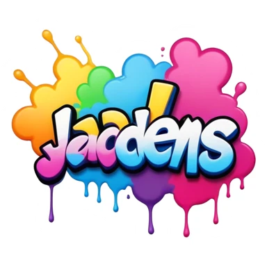 GRAFFITI WORD JADEMS sticker