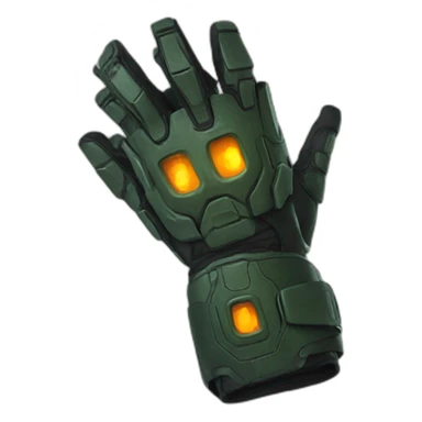 Futuristic Doom Gloves sticker