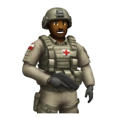 Create soldier medic class from battlefield 4 (2013)  sticker