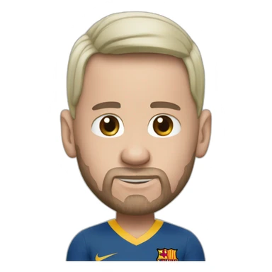 Lionel messi bald sticker