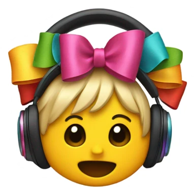 Beats headphones with bows sticker