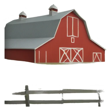 red barn sticker