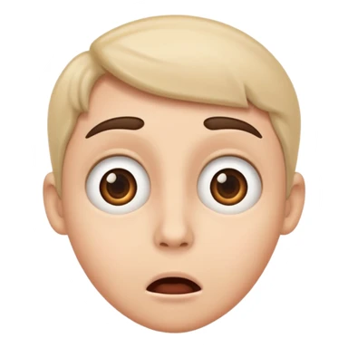 more surprised face sticker