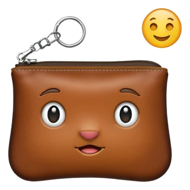 Coin purse – small  zipper sticker