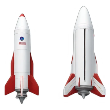 space x rocket sticker