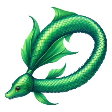siren aesthetic tail green only sticker
