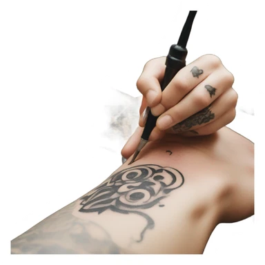 Tattooing sticker