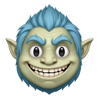 Troll face sigma sticker