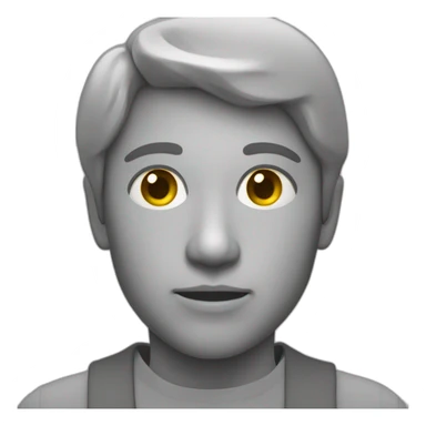 Tète soris jaune sticker