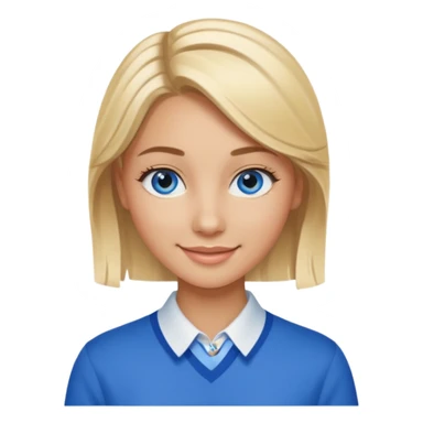 preppy, aesthetic, trendy, tan, blue eyes, teen girl, blonde highlights, sexy sticker
