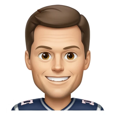 tom brady sticker
